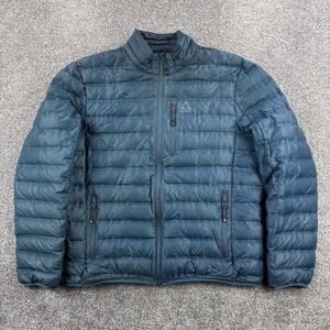 Gerry Puffer Jacket Mens XL Blue Fill Power 650 Down Insulated 1311092